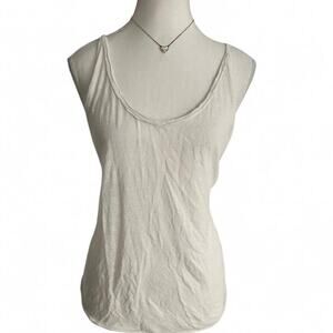 We The Free White Oversized Casual Size XS Tank